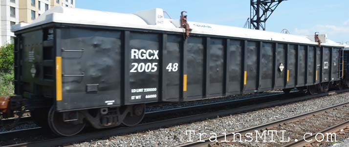 Car/wagon RGCX200548 left side / coté gauche